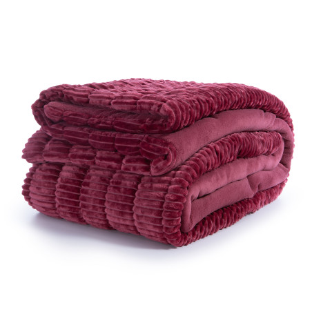 Κουβερτοπάπλωμα Μονό Nef-Nef Compose Sangria 160x220