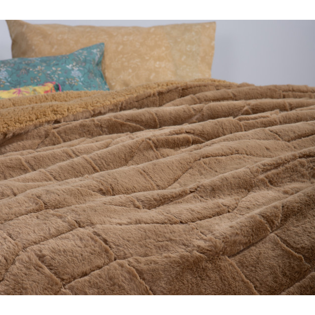 Κουβερτοπάπλωμα Μονό με Γούνα Sherpa Nef-Nef...