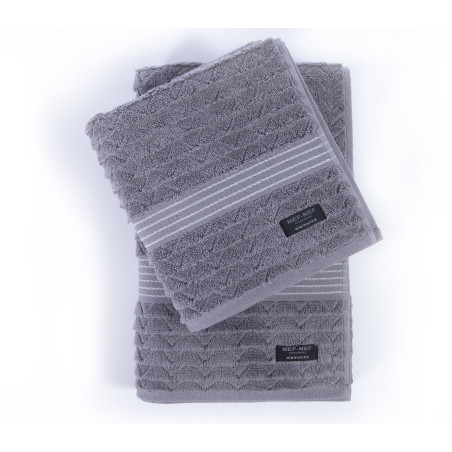 Πετσέτα Σώματος Nef-Nef Elements-Elgyn Grey 80x160