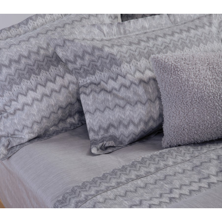 Σετ Σεντόνια Υπέρδιπλα 4 Τεμαχίων Nef-Nef Energy Grey 240x270