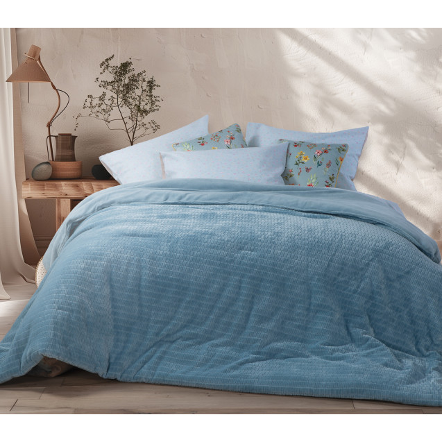 Κουβερτοπάπλωμα Υπέρδιπλο Nef-Nef Ezra 24 Blue...