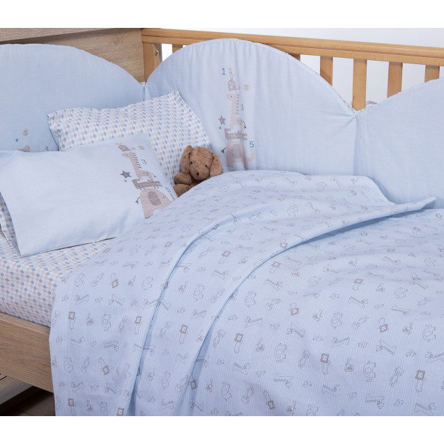 Σετ Σεντόνια Κούνιας 3 Τεμαχίων Nef-Nef...