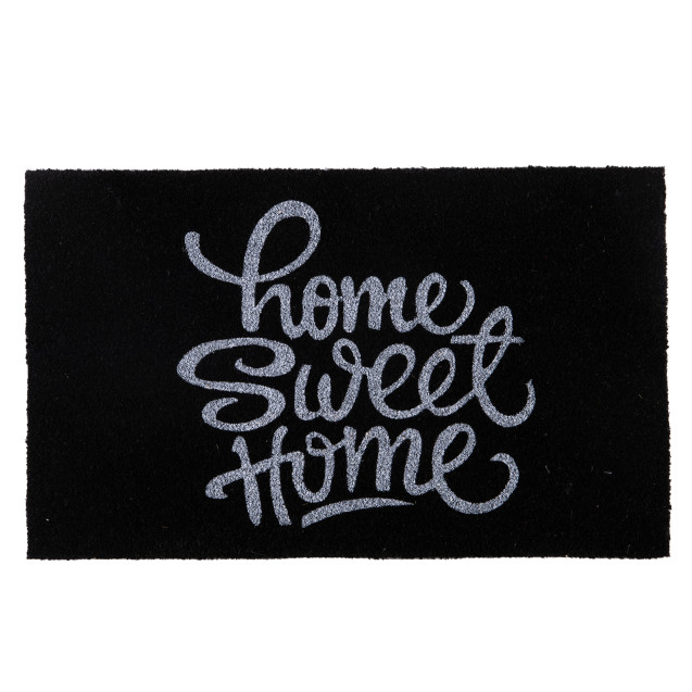 Ταπέτο Εισόδου Nef-Nef Home Sweet Home Black 45x75