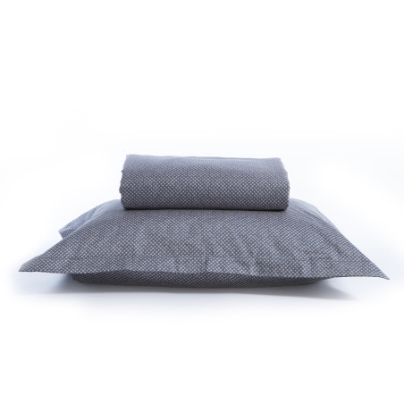 Σετ Σεντόνια King Size 4 Τεμαχίων Nef-Nef Krampus Denim 270x280