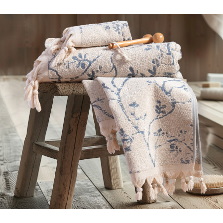 Πετσέτα Προσώπου Nef-Nef Livery Ecru 50x90