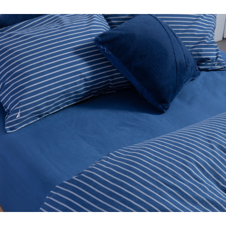 Σετ Σεντόνια Υπέρδιπλα 4 Τεμαχίων Nef-Nef Nau Coast True Navy 240x270