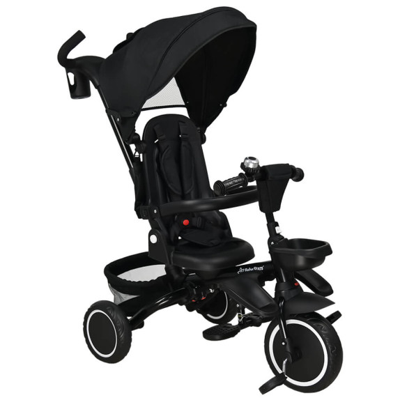 Ποδηλατάκι τρίκυκλο 360° Bebe Stars Racer 3in1 Black 820-188