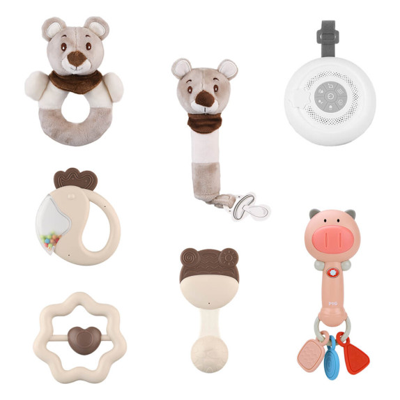 Σετ Δώρου 7τμχ Bebe Stars Teddy Bear with night lamp &...