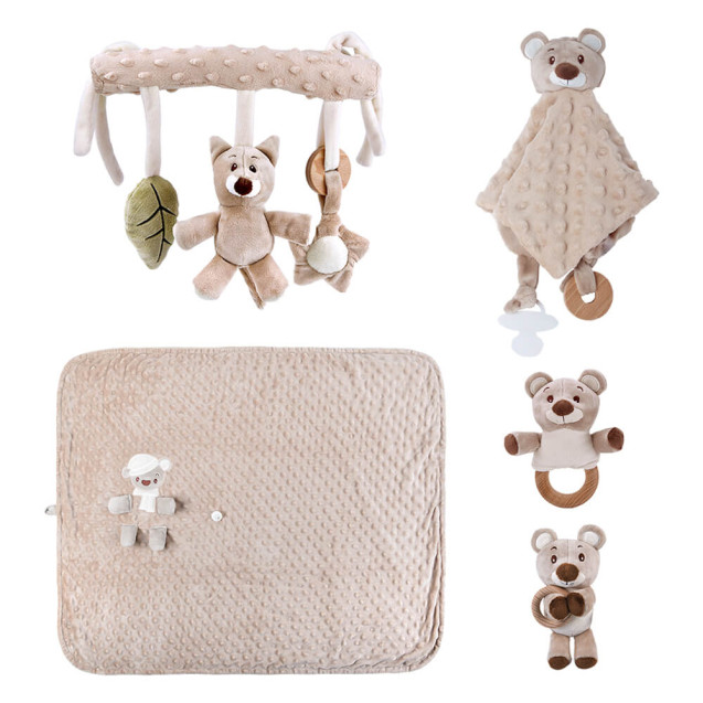 Σετ Δώρου 5τμχ Bebe Stars Teddy Bear Nature 60-102