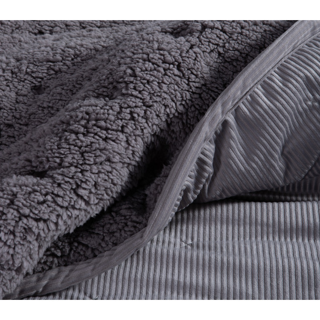 Κουβερλί Υπέρδιπλο Nef-Nef New Kotler Grey 230x240