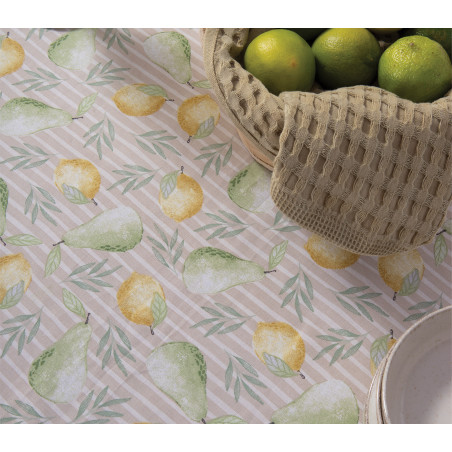 Αλέκιαστο Τραπεζομάντηλο Nef-Nef Pearfect Beige 140x140