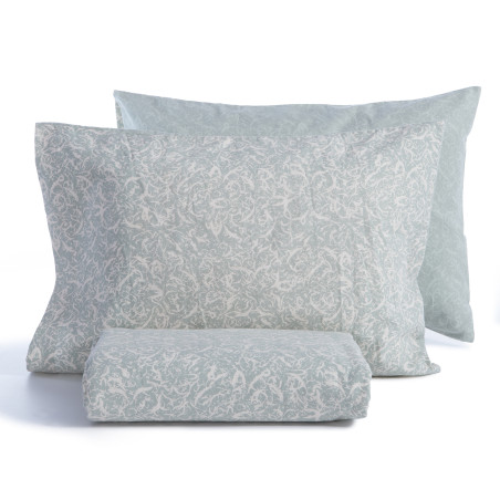 Σετ Παπλωματοθήκη Φανελένια Μονή 2 Τεμαχίων Nef-Nef Sorial Mint 160x230