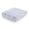 Βρεφική Κουβέρτα Fleece Αγκαλιάς Nef-Nef Sweet Rhombus Blue 75x110