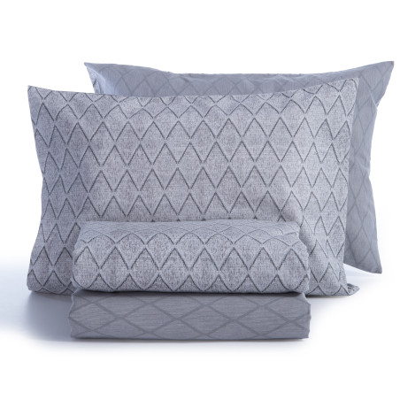 Σετ Σεντόνια King Size 4 Τεμαχίων Nef-Nef Torredo Grey 270x260