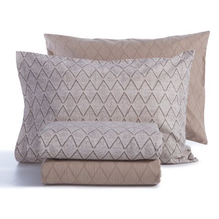 Σετ Σεντόνια King Size 4 Τεμαχίων Nef-Nef Torredo Beige 270x260