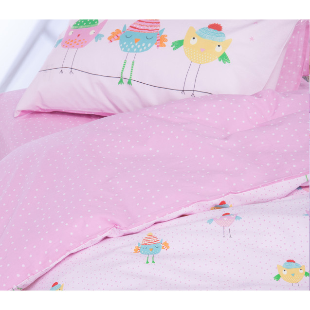 Σετ Παιδικά Σεντόνια Μονά 3 Τεμαχίων Nef-Nef...