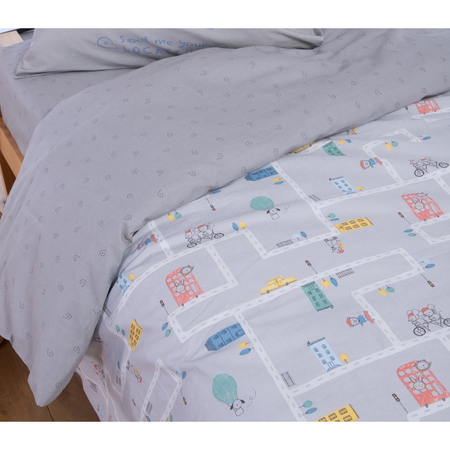 Σετ Παιδικά Σεντόνια Μονά 3 Τεμαχίων Nef-Nef...