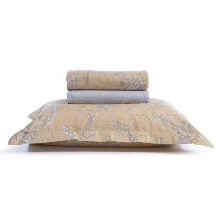 Σετ Σεντόνια Υπέρδιπλα 4 Τεμαχίων Nef-Nef Verden Honey 240x270