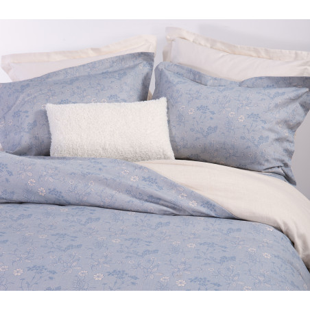 Σετ Σεντόνια Υπέρδιπλα 4 Τεμαχίων Nef-Nef Vista L.Blue 240x270