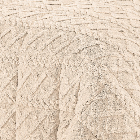 Κουβερτοπάπλωμα Μονό Melinen Ian Ecru 160x220