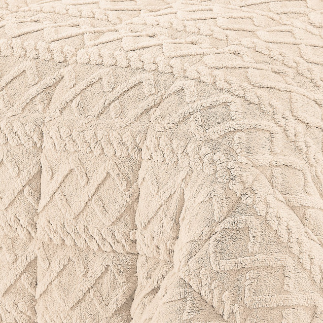 Κουβερτοπάπλωμα Υπέρδιπλο Melinen Ian Ecru 220x240