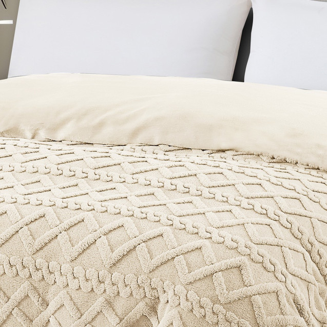 Παπλωματοθήκη Μονή Melinen Ian Ecru 165x225