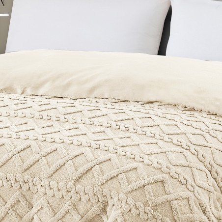 Παπλωματοθήκη Μονή Melinen Ian Ecru 165x225