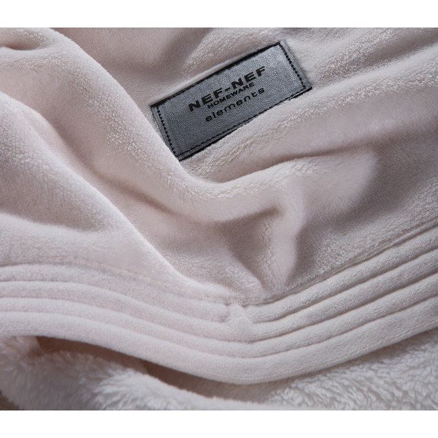 Κουβέρτα Βελουτέ Υπέρδιπλη Nef-Nef Velosso Ecru...