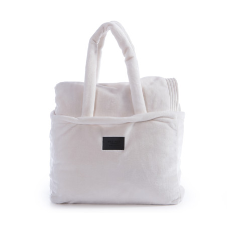 Κουβέρτα Βελουτέ Υπέρδιπλη Nef-Nef Velosso Ecru 230x240