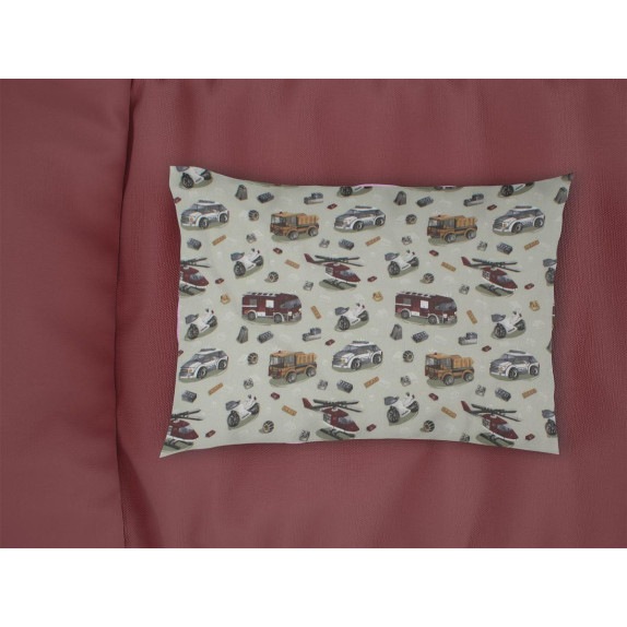 Βρεφική Μαξιλαροθήκη Φανελένια  Dimcol Toys 47 35X45 Olive 