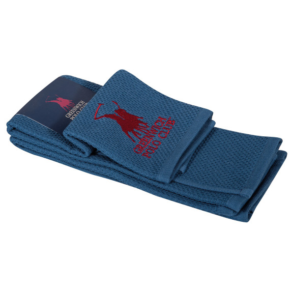 Σετ Ποτηρόπανα 2 Τεμαχίων Greenwich Polo Club 2801 Blue...