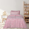 Παιδική Κουβέρτα Fleece Μονή Φωσφοριζέ Das Home 4898 Fuschia-White 160x220