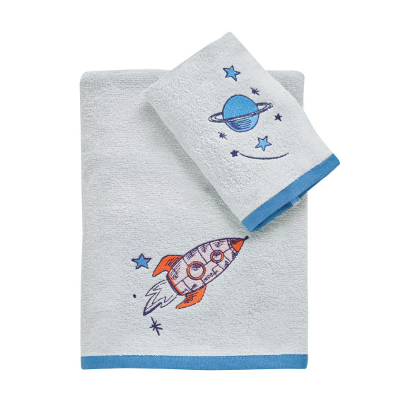 Σετ Βρεφικές Πετσέτες 2 Τεμαχίων Das Home 4912 Grey-Orange