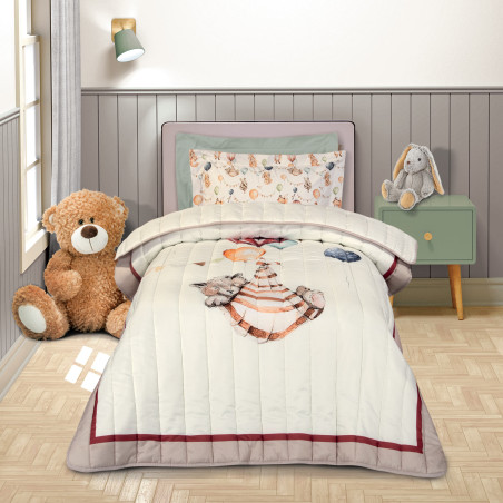 Παιδικό Πάπλωμα Μονό Greenwich Polo Club 8850 Beige-Bordeaux-Ochre 160x220