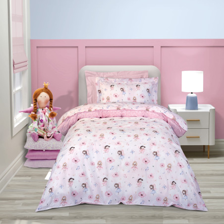 Σετ Σεντόνια Μονά 3 Τεμαχίων Greenwich Polo Club 8849 Pink-Rose 170x240