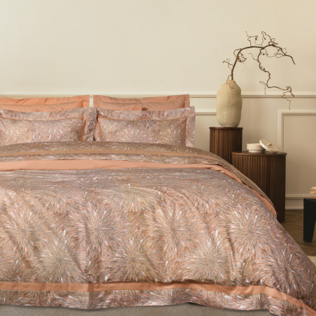 Σετ Παπλωματοθήκη Υπέρδιπλη 3 Τεμαχίων Das Home 1689 Teracotta-Grey 220x240