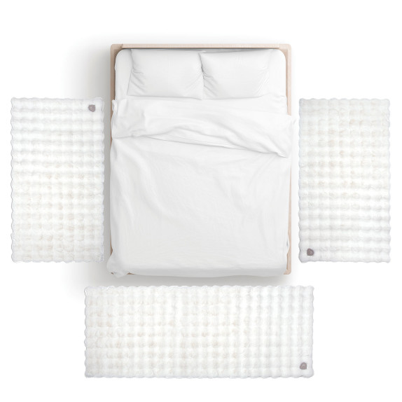 Χαλί Γούνινο Greenwich Polo Club 3111 White 75x140