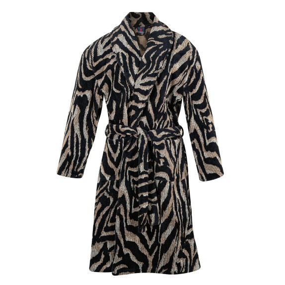 Μπουρνούζι Greenwich Polo Club 3098 Ecru-Black LARGE