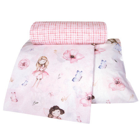 Σετ Σεντόνια Κούνιας 3 Τεμαχίων Greenwich Polo Club 8849 Pink-Dusty Rose 130x170