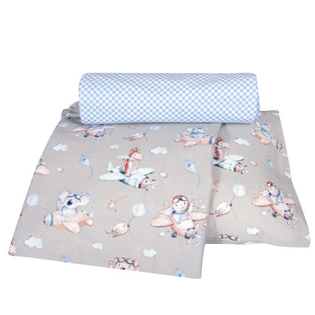 Σετ Σεντόνια Κούνιας 3 Τεμαχίων Greenwich Polo Club 8851 Pink-Light Purple 130x170