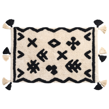 Ταπέτο Μπάνιου Das Home 0768 Ivory-Black 50x80