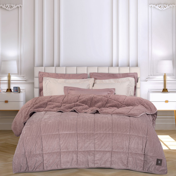 Κουβερτοπάπλωμα Υπέρδιπλο με Γούνα Sherpa Greenwich Polo...