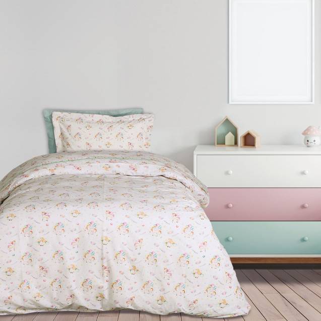 Σετ Σεντόνια Μονά Das Home 4919 White-Pink-Mint...