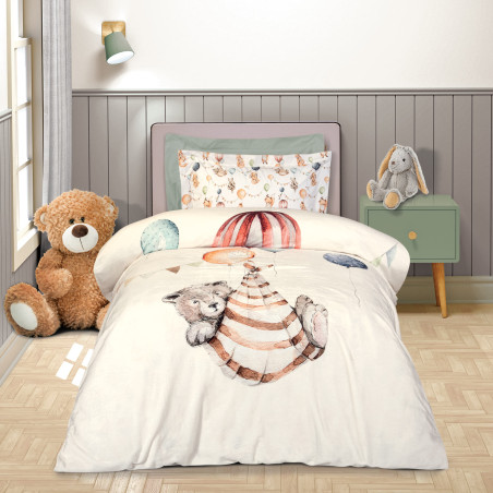 Παιδική Κουβέρτα Fleece Μονή Greenwich Polo Club 8850 Cream-Taupe-Teracotta 160x220