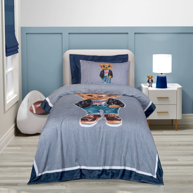 Παιδική Κουβέρτα Fleece Μονή Greenwich Polo...