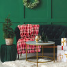 Κουβέρτα Fleece Καναπέ Das Home 1361 Red-Green 130x170