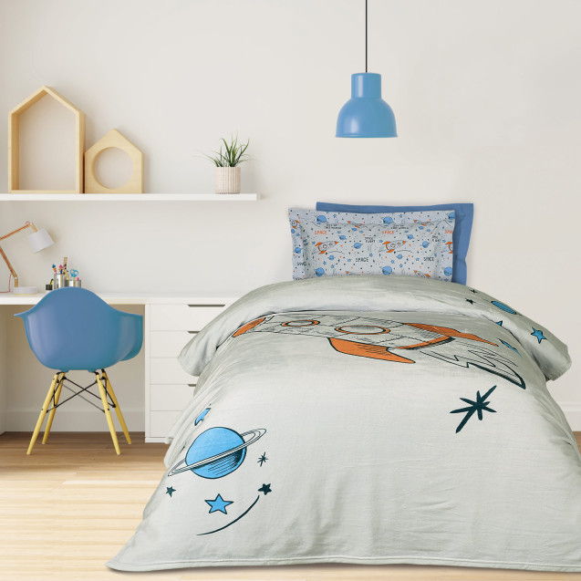 Κουβέρτα Fleece Μονή Das Home  4912...
