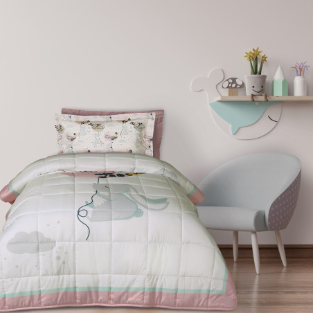 Παιδικό Πάπλωμα Μονό Das Home 4915 Light Blue-Pink-Mint 160x220