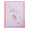 Πάπλωμα Κούνιας Das Baby 4917 White-Pink 110x150