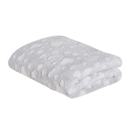 Κουβέρτα Fleece Αγκαλιάς Das Home 4909 Light Grey 75x100